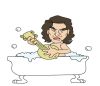 Spanish for bathe is bañar