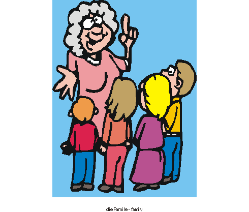 Learn german-familie
