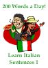 italian sentences