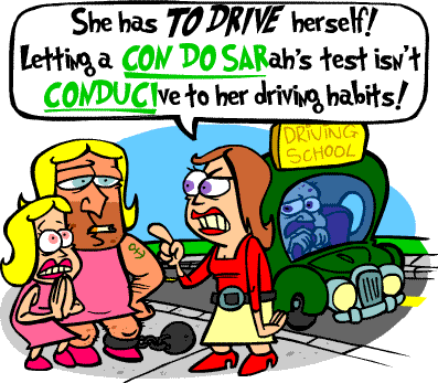 Spanish verb conducir - drive