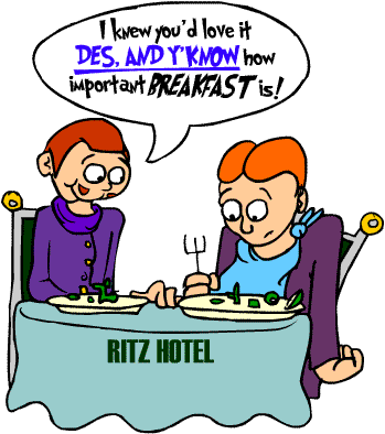 spanish-verb-desayunar-have breakfast