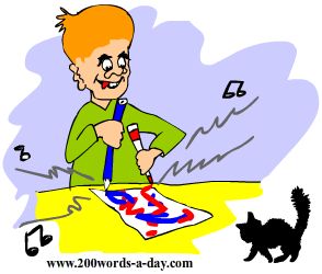 French verb crayonner - French for scribble. Daily French ...