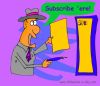 Spanish verb suscribir - subscribe