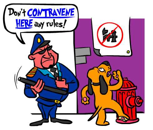 spanish-verb-contravenir-contravene